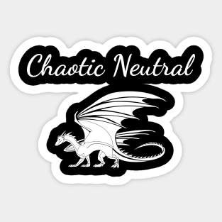 Chaotic Neutral is My Alignment Sticker